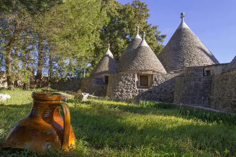 Trulli houses in Valle d'Itria