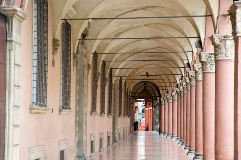 Portico in Santo Stefano Street Bologna