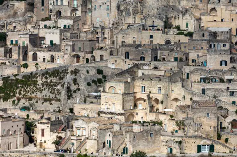 View from Belvedere di Piazza Giovanni Pascoli Matera