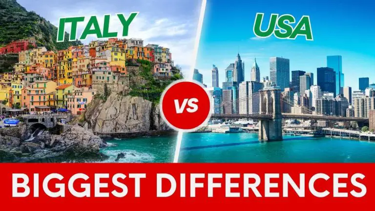 biggest differences between USA and Italy