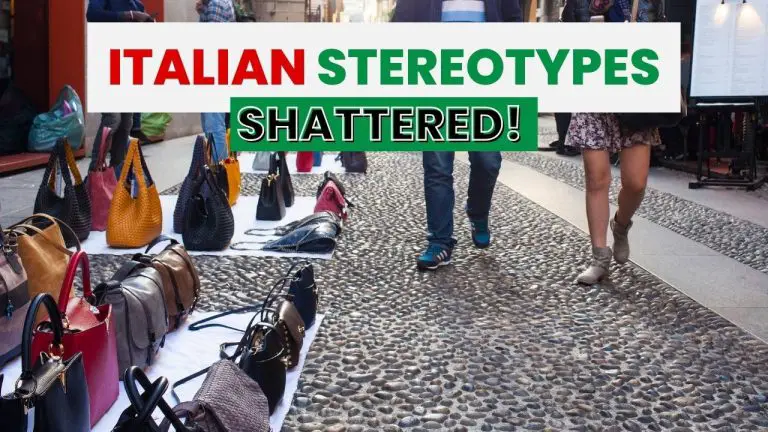 Italian Sterotypes shattered